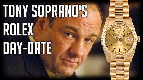 tony soprano rolex fake|tony soprano rolex day date.